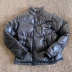 Womens Columbia Puffer Coat black size M